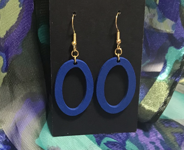 Blue Dangling Earrings - BLDE54