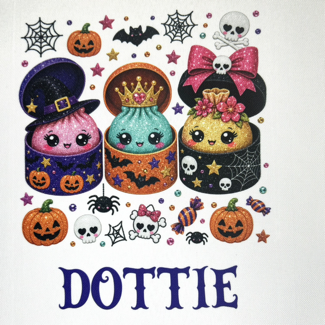 Dumpling halloween tote bag