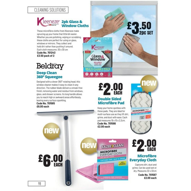 Beldray Deep Clean 360° Squeegee