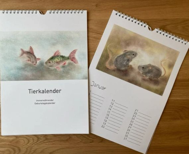 Seccorell Immerwährender Tierkalender 