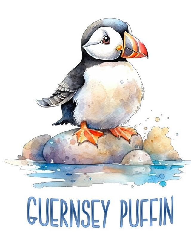 004 - NOTEPAD A6 - GUERNSEY PUFFIN