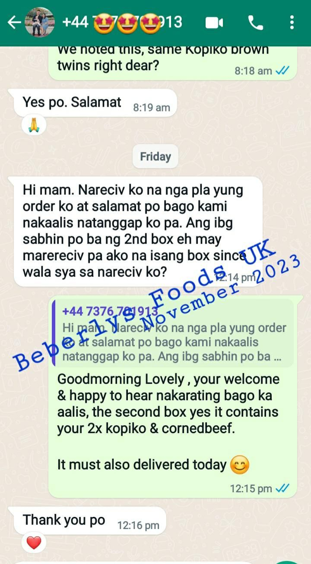 From Customer: Mrs Lovely Misador(Wales November 2023)