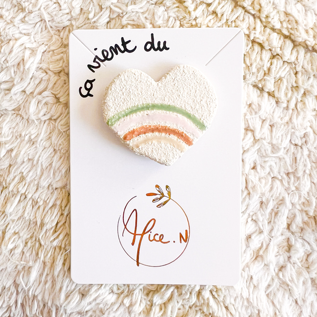 Broche « ça vient du coeur » 02