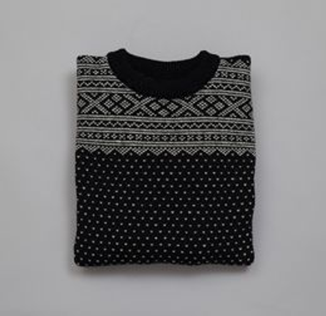 Setesdal Genser (Traditional) Black/Natural - Men's