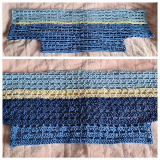 Unique handmade crochet half sleeve crop top jumper