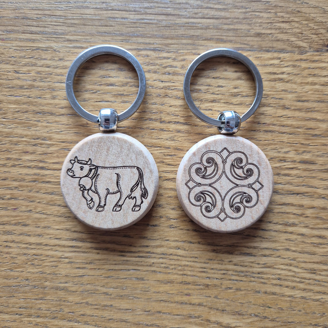 Schlüsselanhänger, Kuh