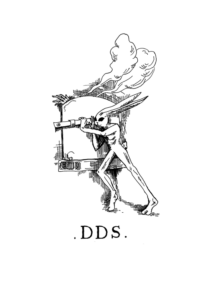 Dents de Scie® Joseph le lapin Tee-shirt Blanc