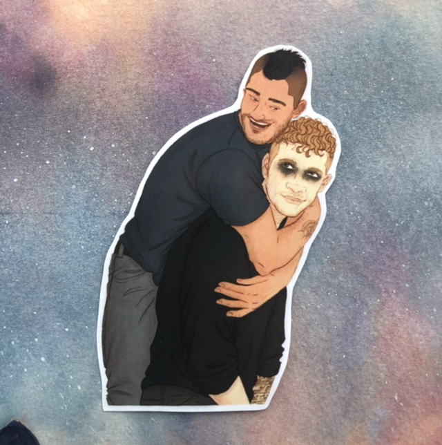 CoD - GhostSoap (hug) Sticker-S15