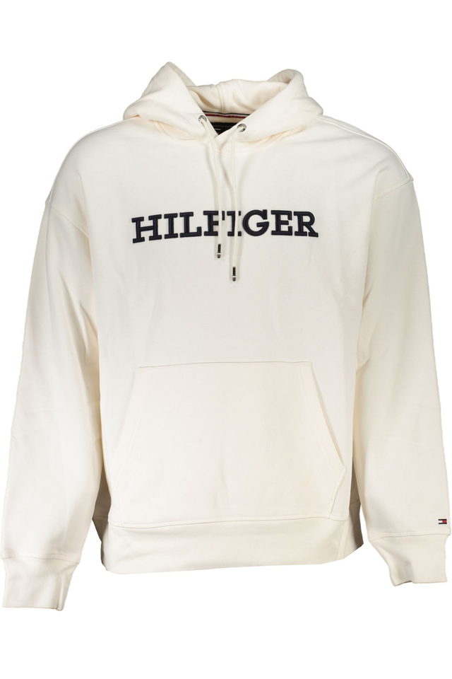 TOMMY HILFIGER FELPA SENZA ZIP UOMO BIANCO