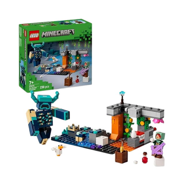 Lego Minecraft 4 The Warden Encounter