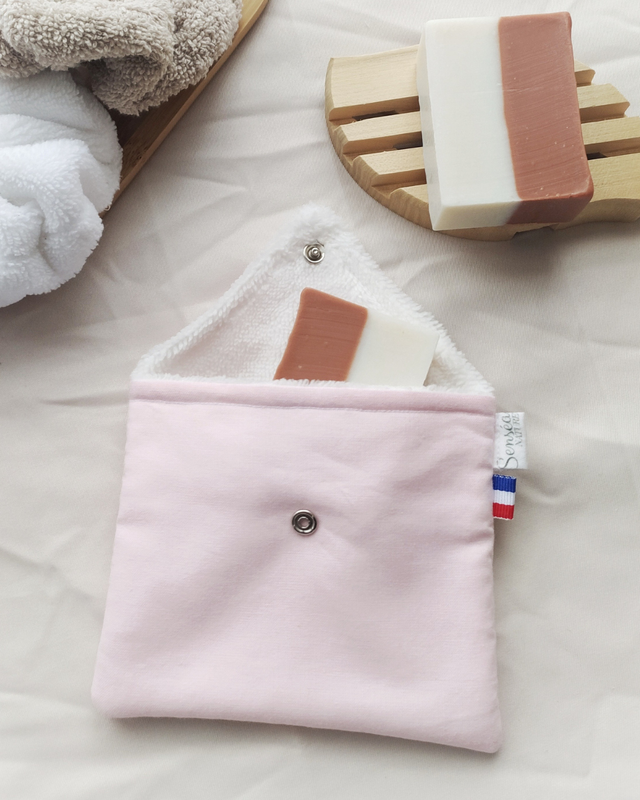  Pochette à Savon Rose