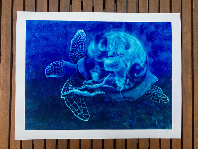 Fine art print "Woman's dream"