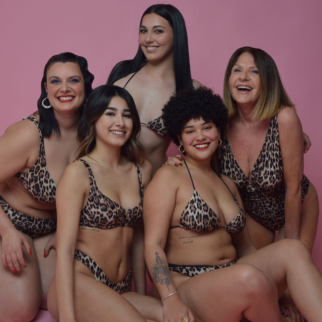 Costume intero leopardato