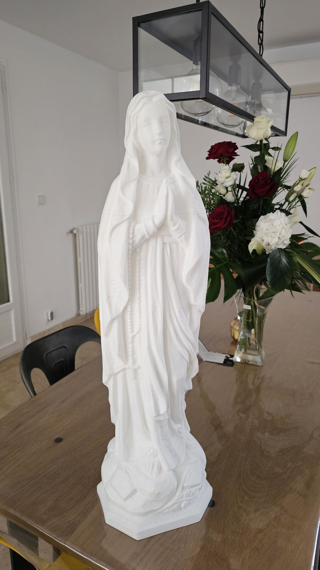 Vierge Marie couleur 80 cm - Couleur au choix