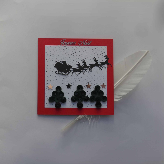 Au-dessus de la forêt de sapins