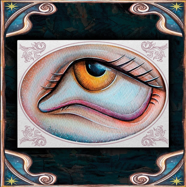 Œil inquiet - Un tas d&#039;beaux yeux - Print A4/A3