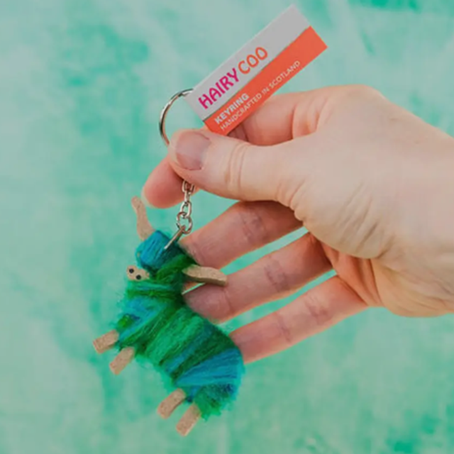 Blue/Green Keyring