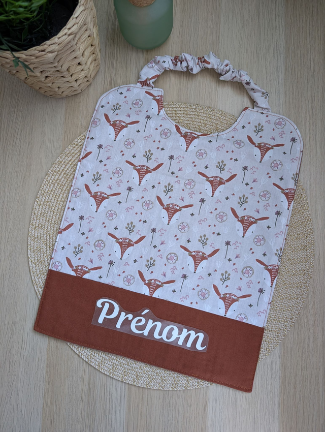 Serviette de cantine enfant biches