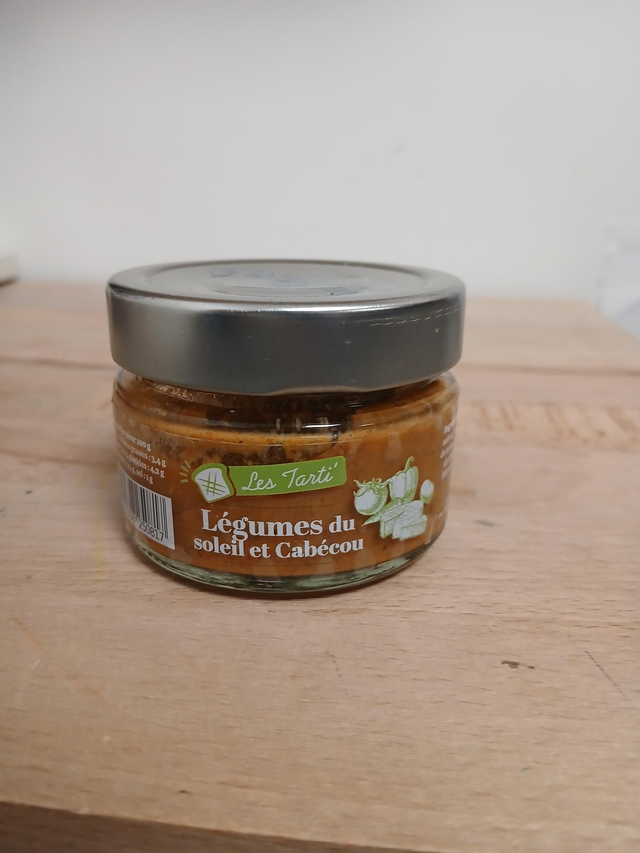 Tartinade légumes du soleil cabecou 85 g