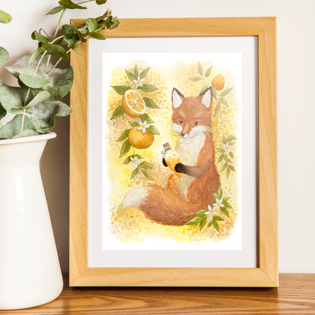 Lueur d’Ambre Dorée ✨ Affiches A4 &amp; A5