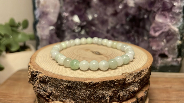 Bracelet JADE DE BIRMANIE 6mm