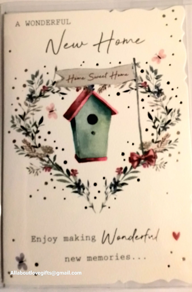 New Home Card Bird Box Design 