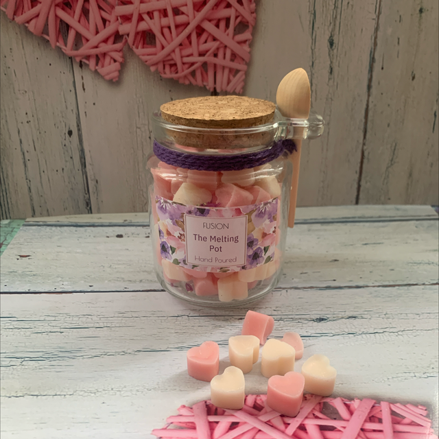 Wax Melting Pot - Rhubarb &amp; Rose 