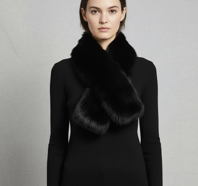 Echarpe fausse fourrure