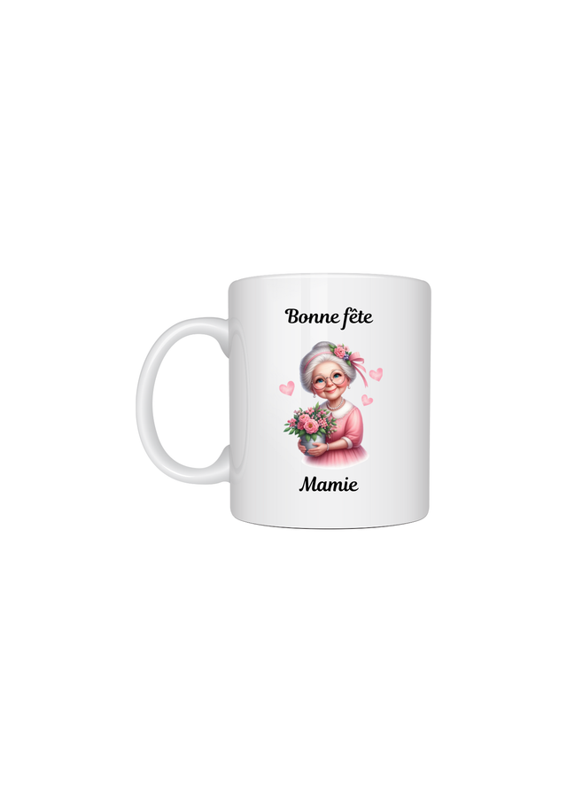 Mug motif bonne fete mamie