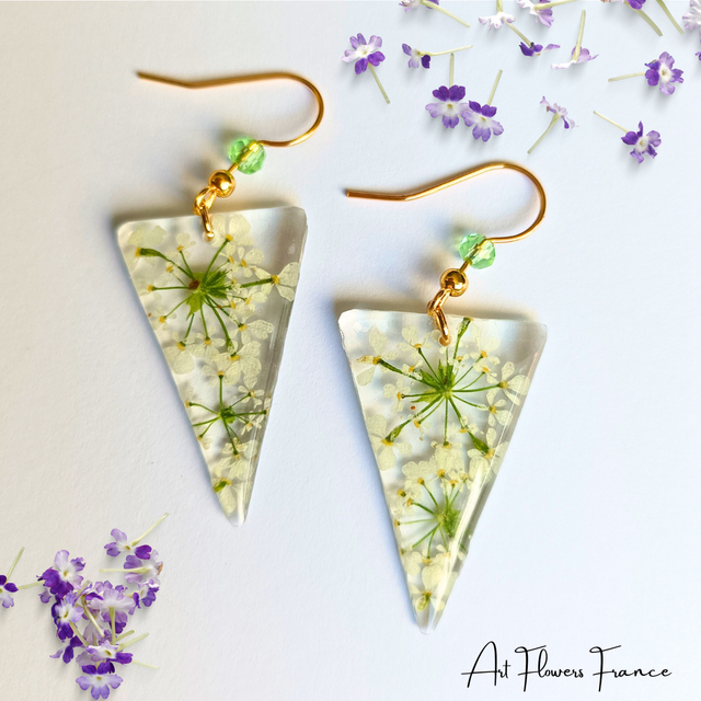 Boucles d'oreilles la carotte sauvage 
