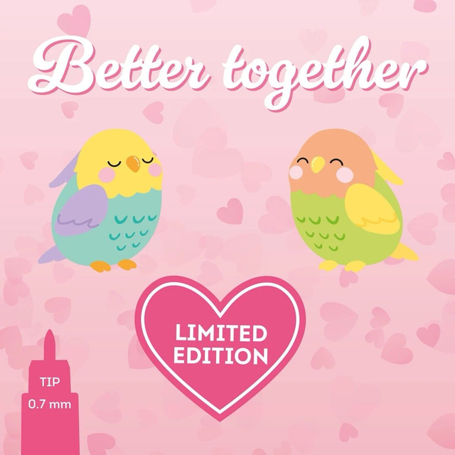 Set di 2 Penne Gel Cancellabili - Better Together - Erasable Pen €