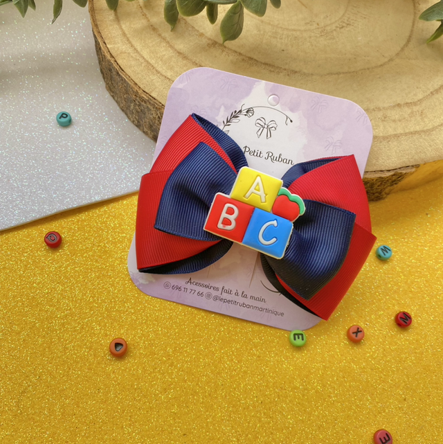 Barrette ABC rentrée scolaire 