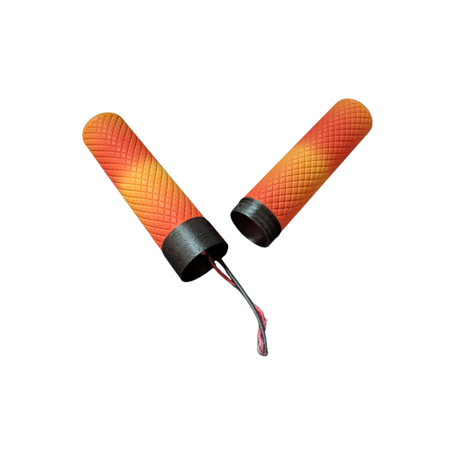 Orange, Yellow and Black String Tube ©