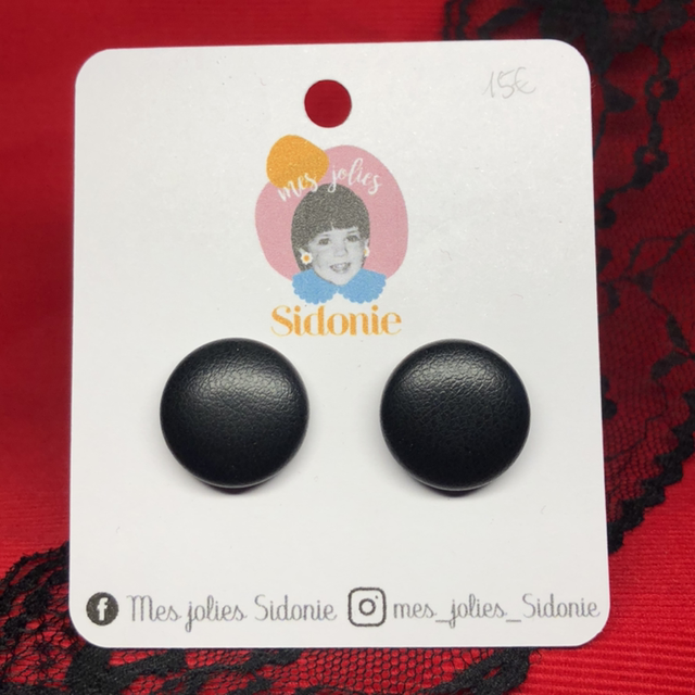 Mini Sidonie cuir noir