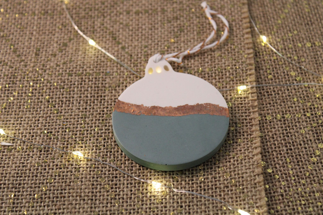 Les suspension boule bicolore