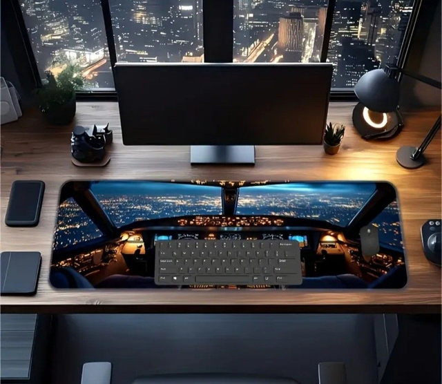 Large Flight Deck Desk / Mouse Mat (30cm x 70cm)