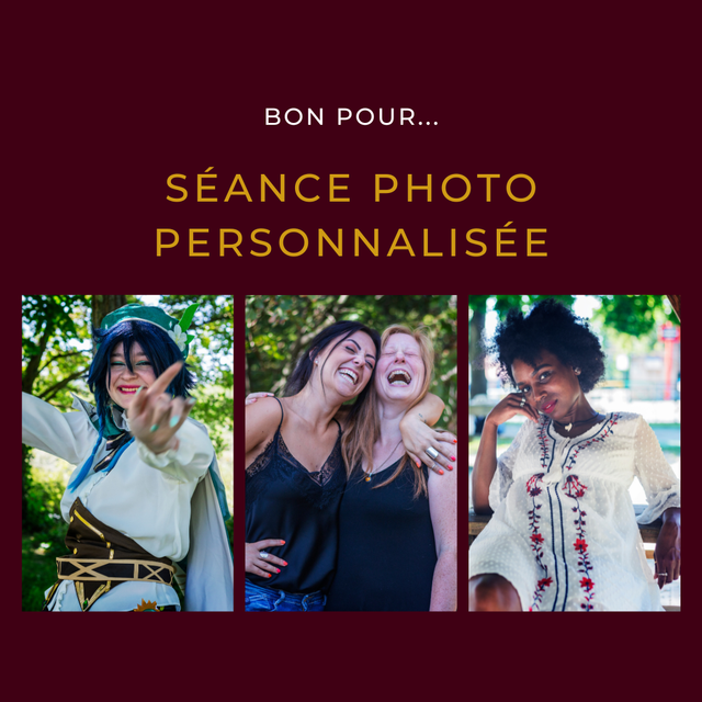 Bon pour... Séance photo personnalisée 