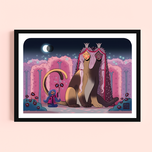 Sphinx double goddess