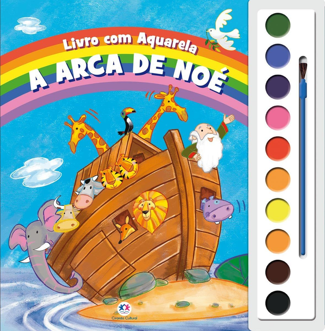 Aquarela A Arca de Noé