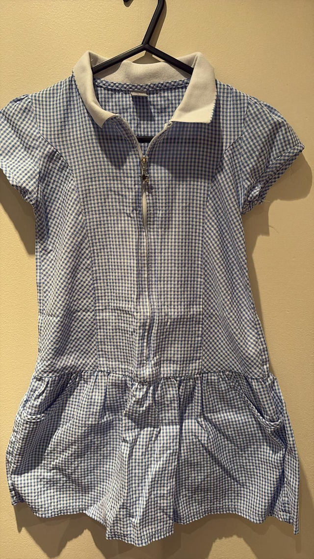 Summer Dresses Blue Age 8-9 (D27)