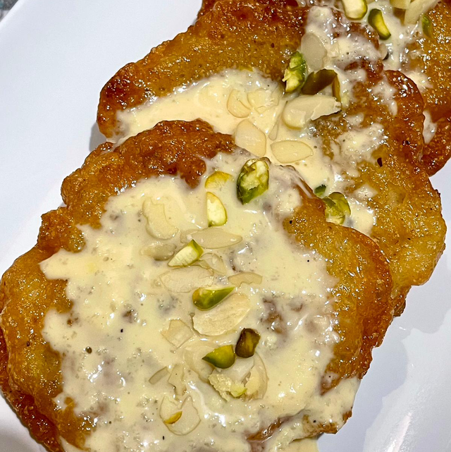 Chanar Malpua with Rabdi - Combo - 10 pcs