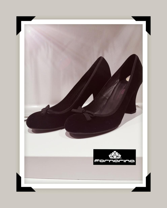 Escarpins Fornarina Black Velvet P40
