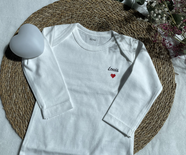 Ensemble body et bonnet bébé personnalisable