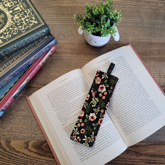 Marque-page 069 : Fleuri rose