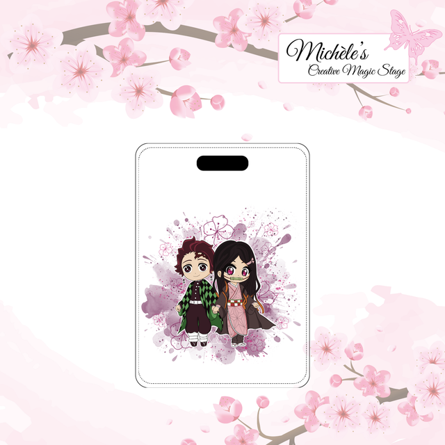 Demon Slayer Address Card Tanjiro &Nezuko