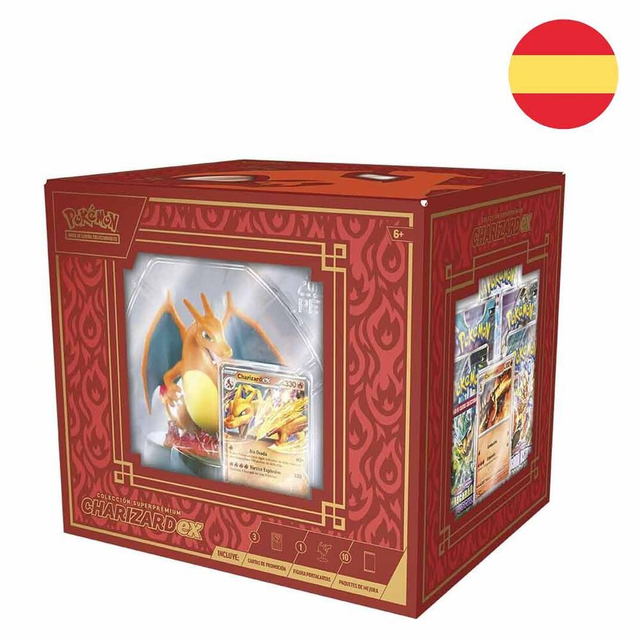 Estuche cartas Charizard Pokemon español