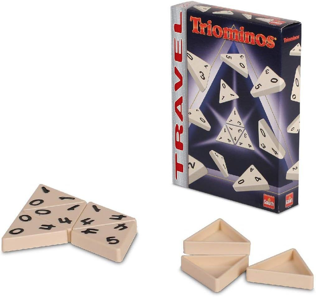 Goliath - Triominos Travel (boite rectangulaire) - Jeu de famille