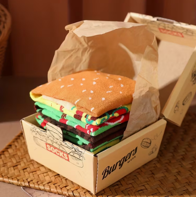 Burger Socks (Set of 2)