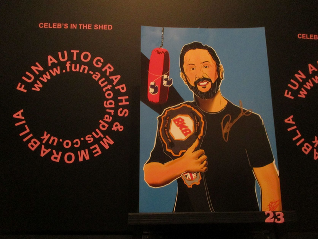 Kevin 'Green Machine' Greenwood Limited Edition Signed A4 Comic Style Drawing Print (23)