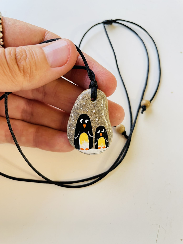 Colar Ilustrado Pinguins